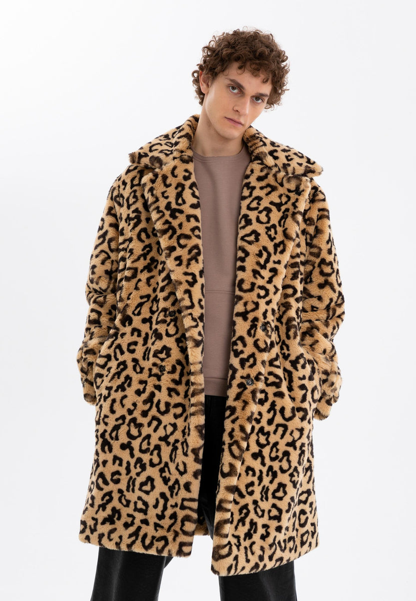 LEOPARD TEDDY FUR COAT – ET NOS