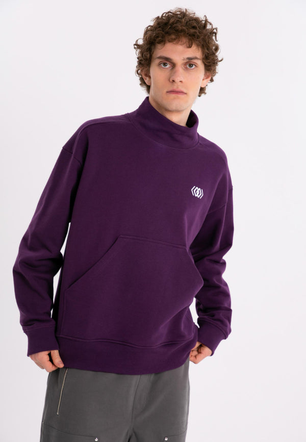 ROLL NECK SWEATSHIRT - et*nos