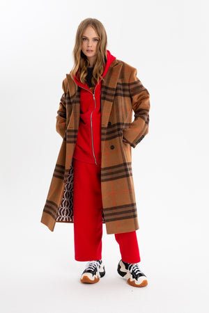 OVERSIZE PLAID COAT - et*nos